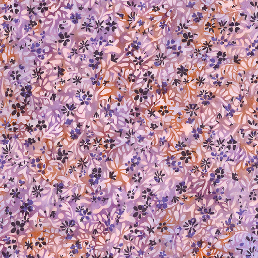 Batik Wildflowers Misty - Lavender Blush
