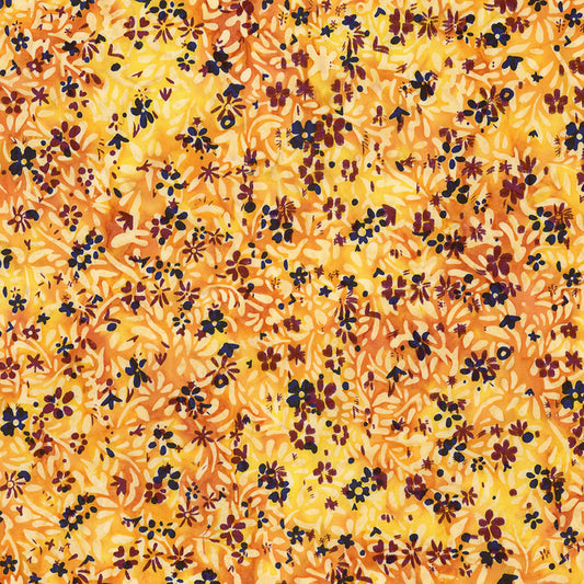 Batik Wildflowers Sunset - Golden Moxie