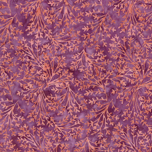 Batik Wildflowers Misty - Purple Haze