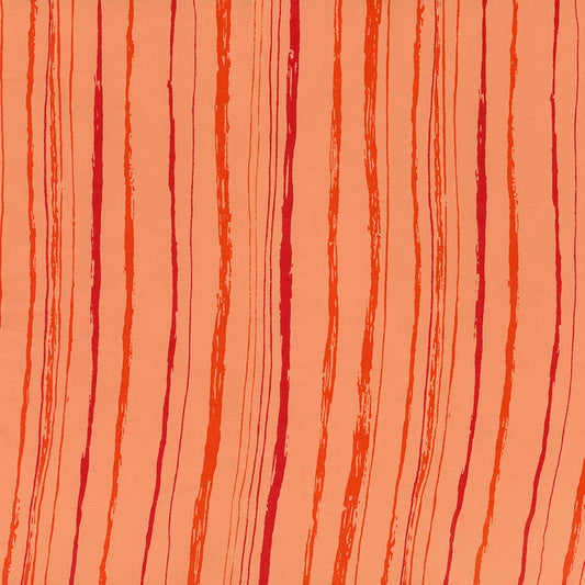 Batik Wildflowers Sunset - Salmon Run