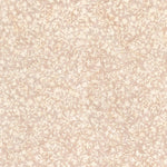 A close-up of a repeating floral pattern in soft blush pink and cream, showing delicate leaves and blossoms across the full frame.