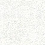A close-up of a repeating floral pattern in soft off-white, cream, pale gray, and faint beige tones.
