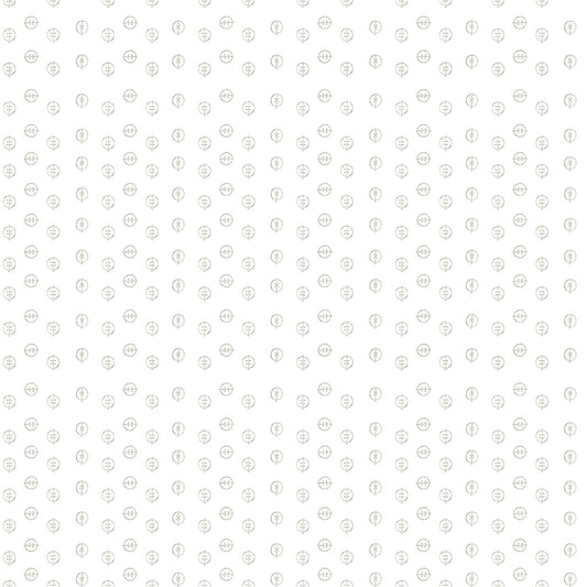 Buttoned Up - White-on-White