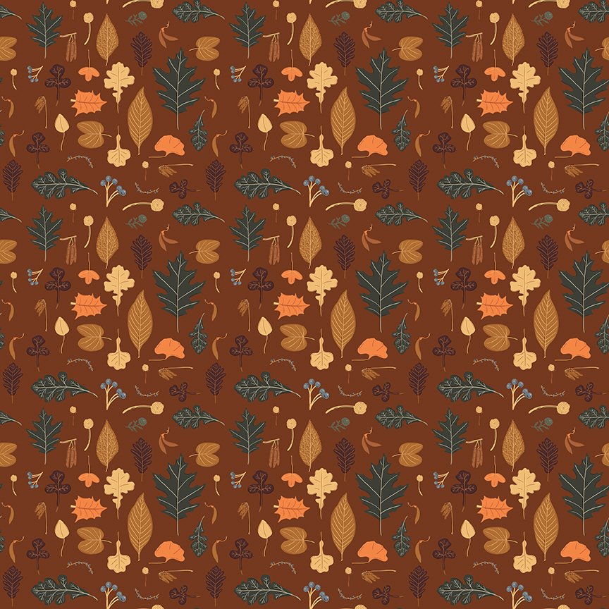 Pumpkin Spice - Leaves in Brown
