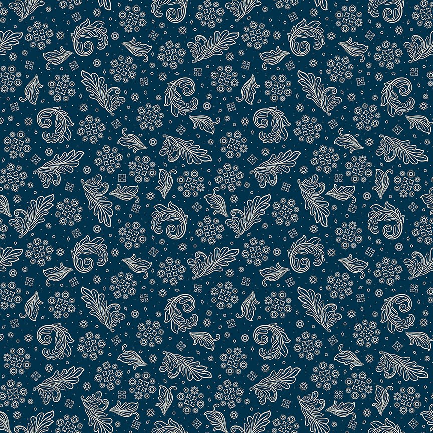 Cheddar at Twilight - Scarf - Navy