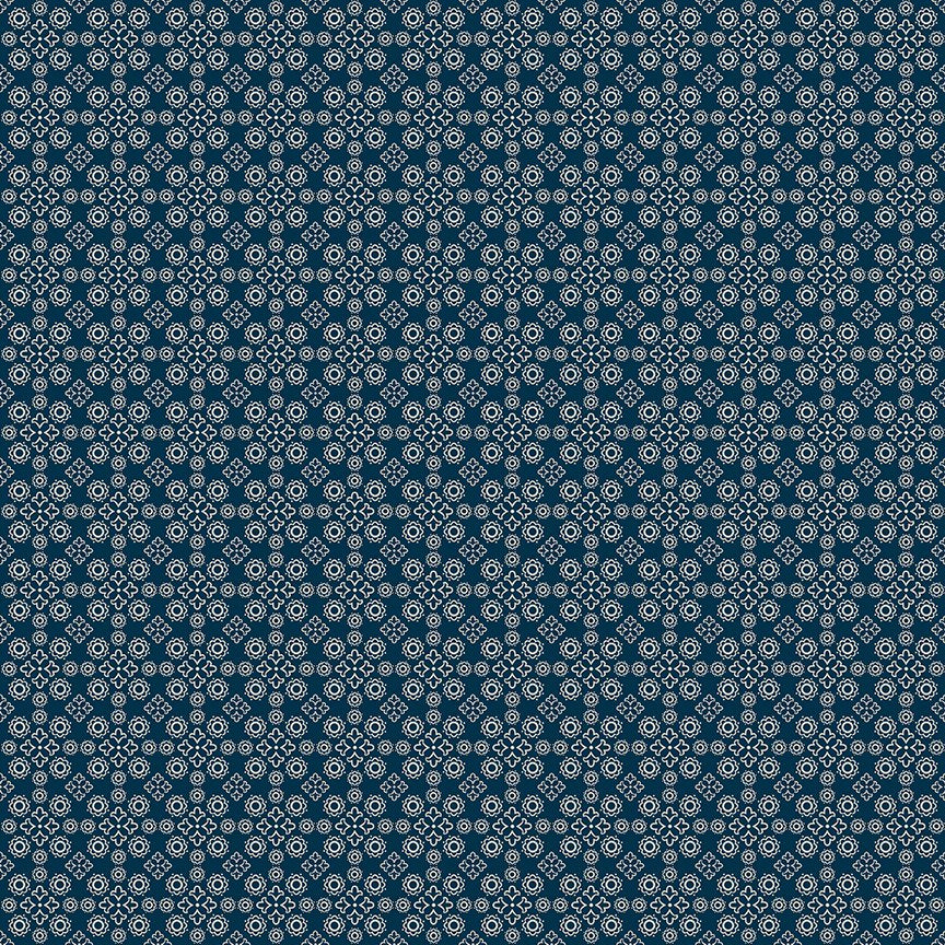 Cheddar at Twilight - Medallion - Navy