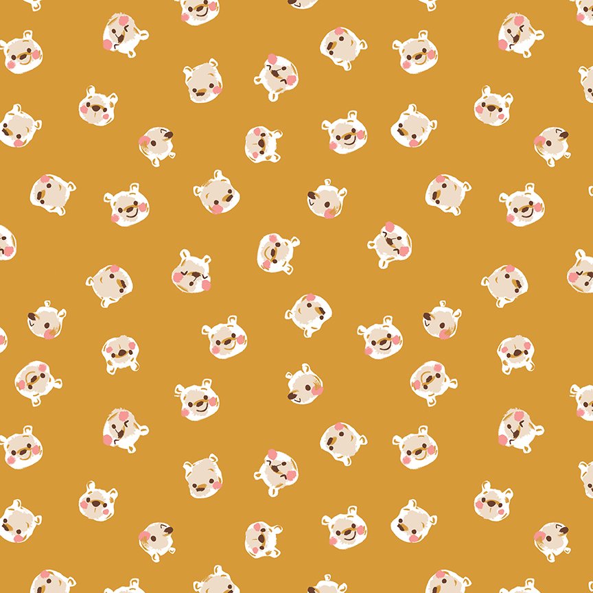 100 Aker Woods - Pooh Brain - Gold