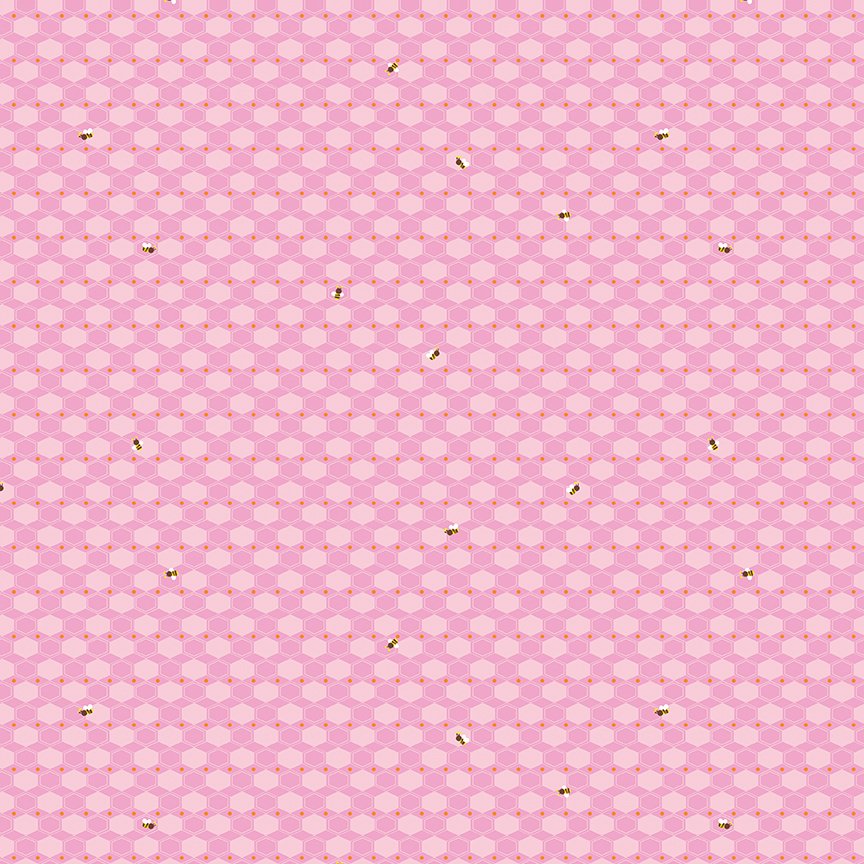 100 Aker Woods - Honey Hex - Pink