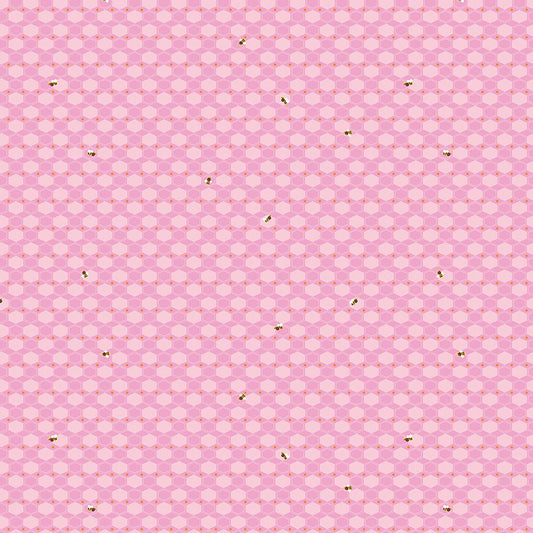 100 Aker Woods - Honey Hex - Pink