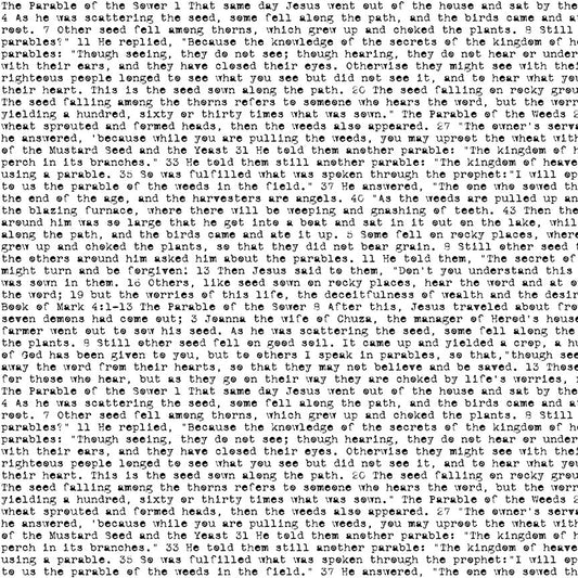 Sewing Seeds - Seed Sower - White