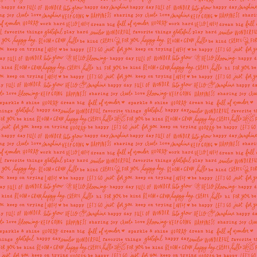 Floral Charms - Pretty Words - Tea Rose