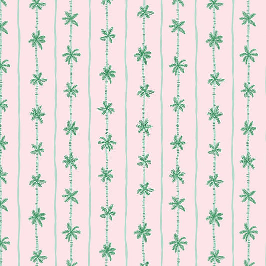 Forever Neverland - Palm Stripe - Pink