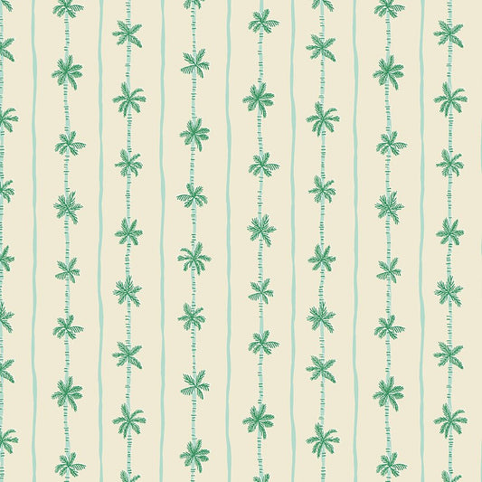 Forever Neverland - Palm Stripe - Sand Dollar