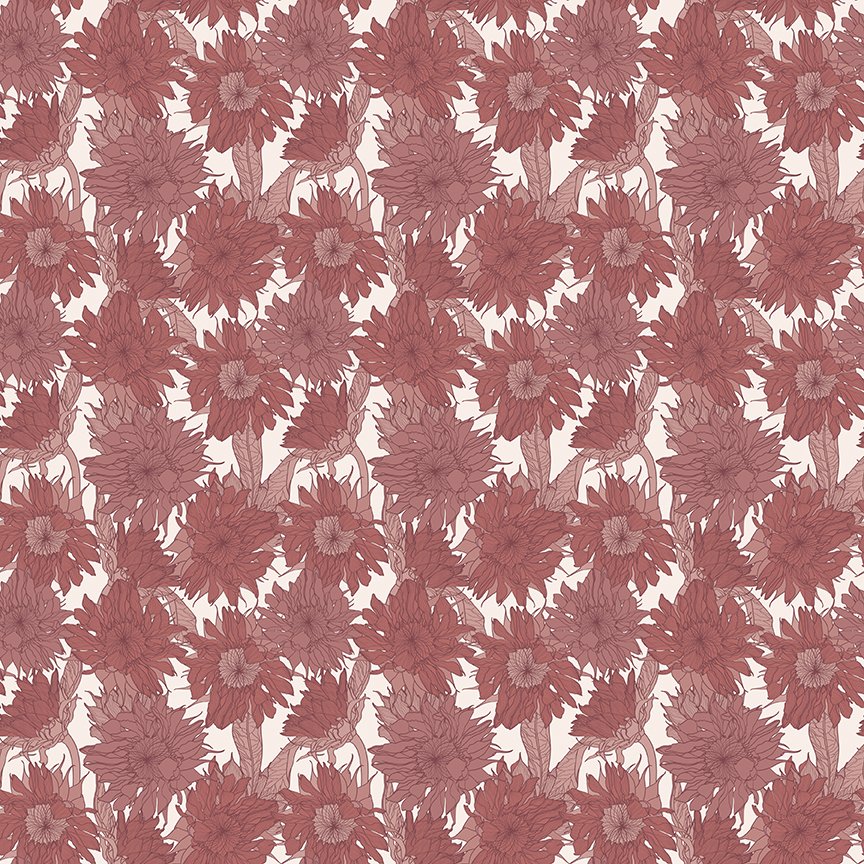 Evening on the Prairie - Sunflower - Dusty Rose