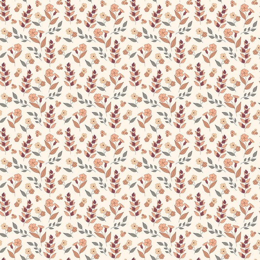 Evening on the Prairie - Autumn Floral - Cream