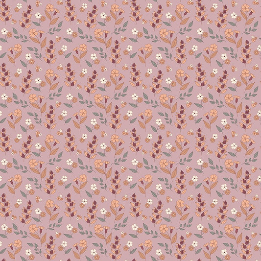 Evening on the Prairie - Autumn Floral - Mauve