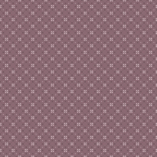 Evening on the Prairie - Geo Floral - Grape