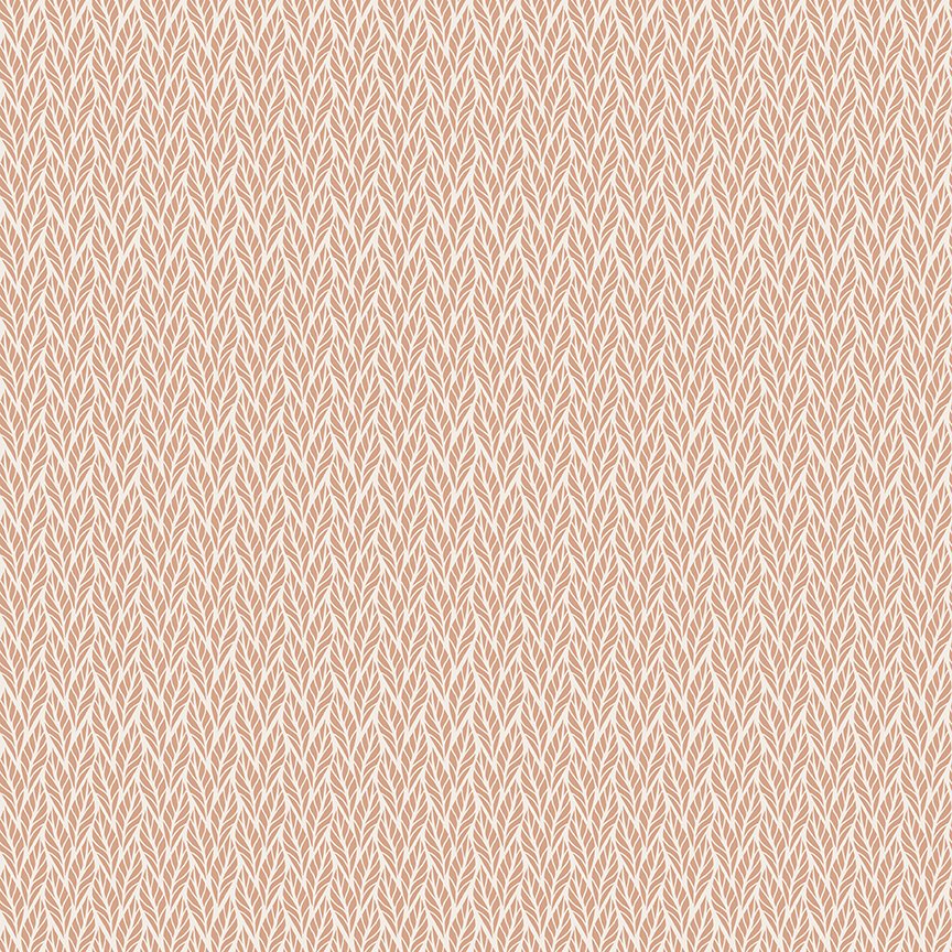 Evening on the Prairie - Geo Leaves - Beige