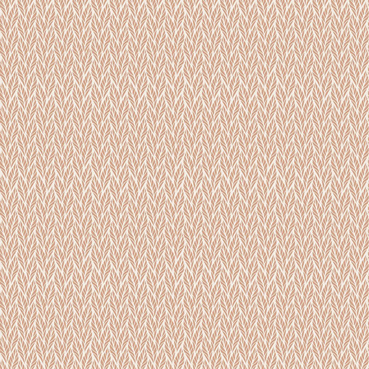 Evening on the Prairie - Geo Leaves - Beige