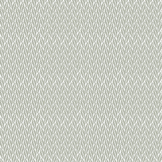 Evening on the Prairie - Geo Leaves - Green