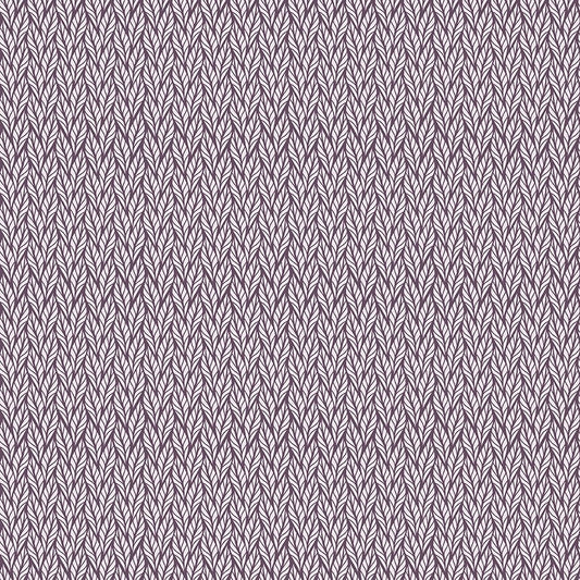 Evening on the Prairie - Geo Leaves - Purple