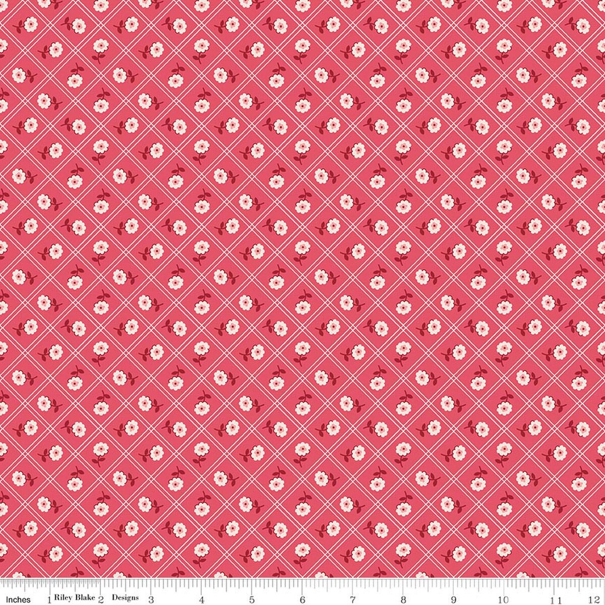 Berry & Sage - Calico - Tea Rose