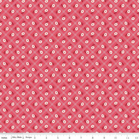 Berry & Sage - Calico - Tea Rose