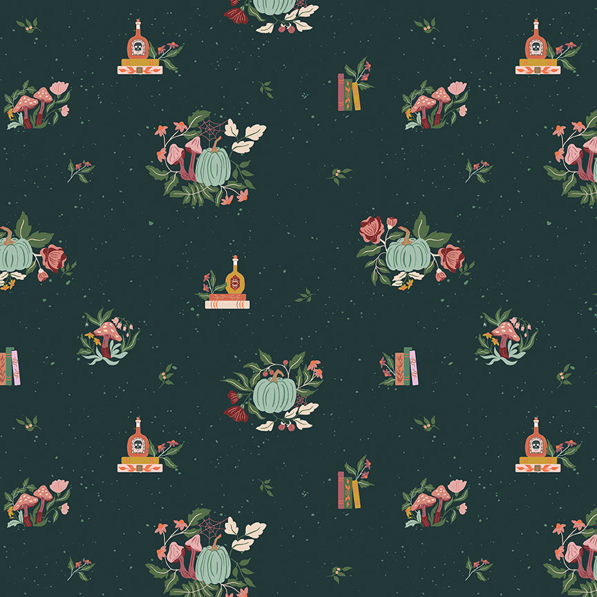 The Apothecary - Botanical - Dark Teal