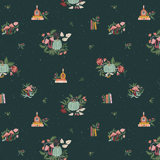 The Apothecary - Botanical - Dark Teal