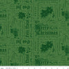 Poinsettias at Christmas - Text - Green
