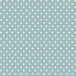 Pattern of small white polka dots on a light blue background