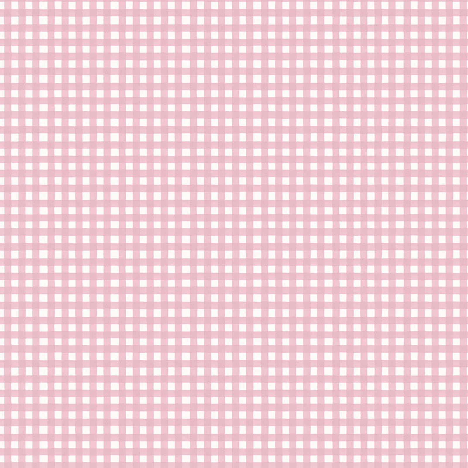 Pink and white gingham pattern