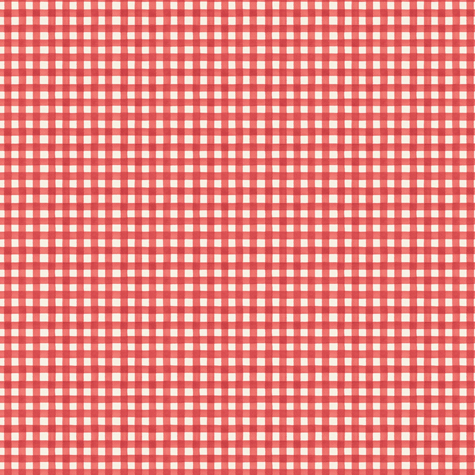 Red and white checkered pattern