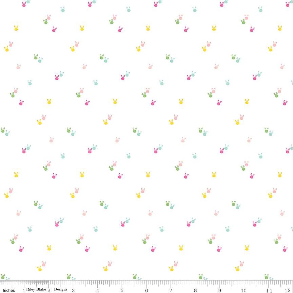 Seasonal Basic - Bunnies - White