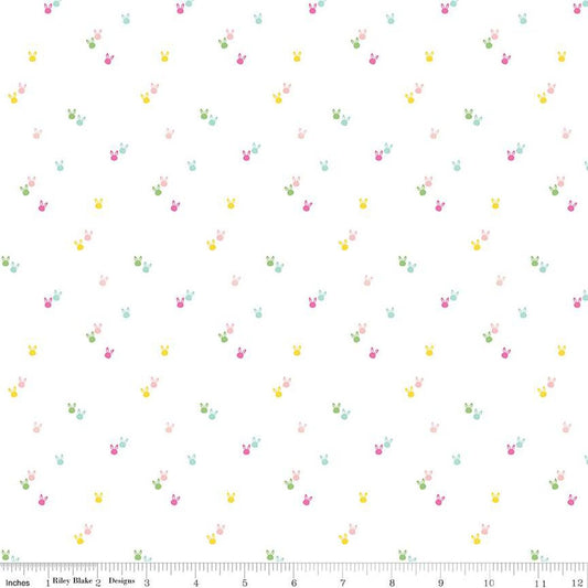 Seasonal Basic - Bunnies - White