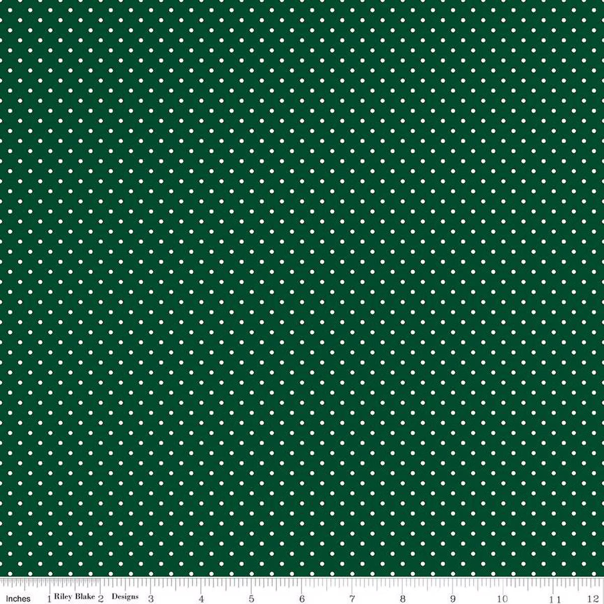 Swiss Dot - Christmas Green