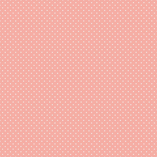 Swiss Dot - Apricot Blush
