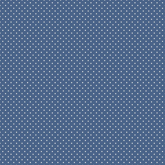 Swiss Dot - Denim