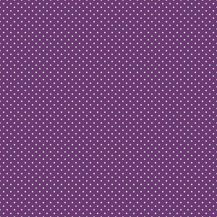 Swiss Dot - Eggplant