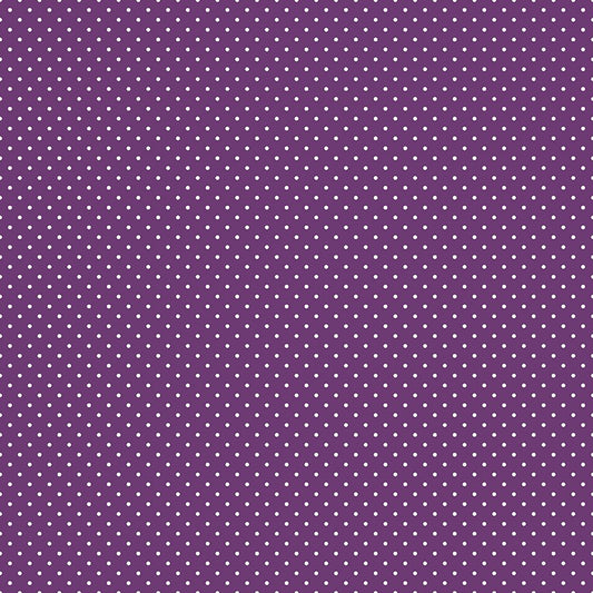 Swiss Dot - Eggplant