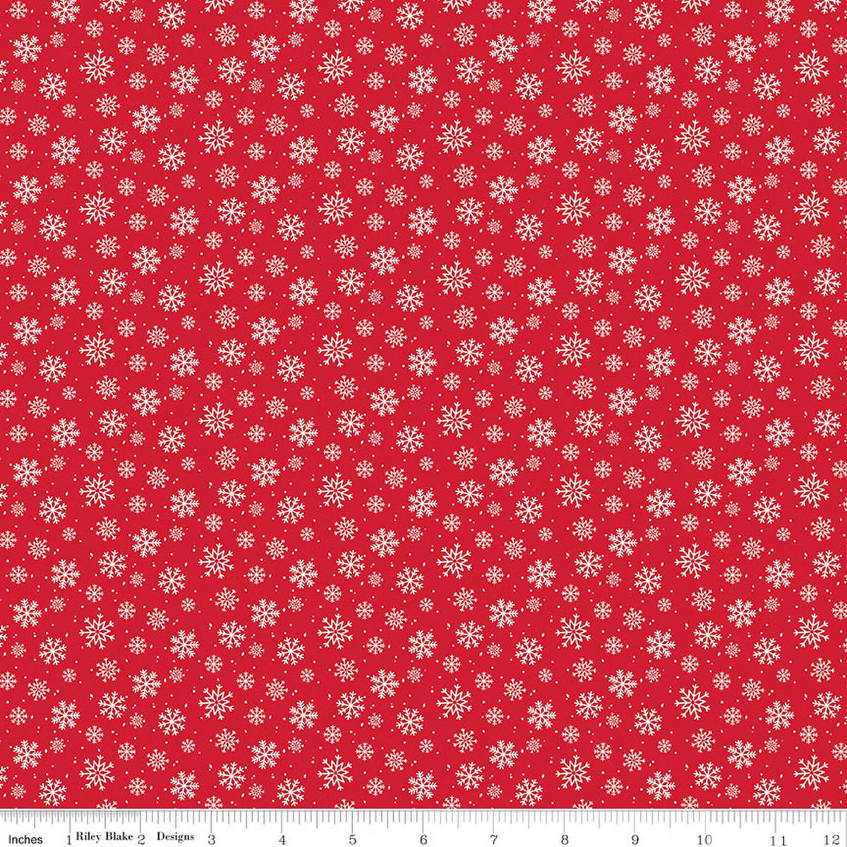Seasonal Basics - Snowflakes - Red