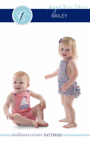 Bailey romper pattern 3-24 Months