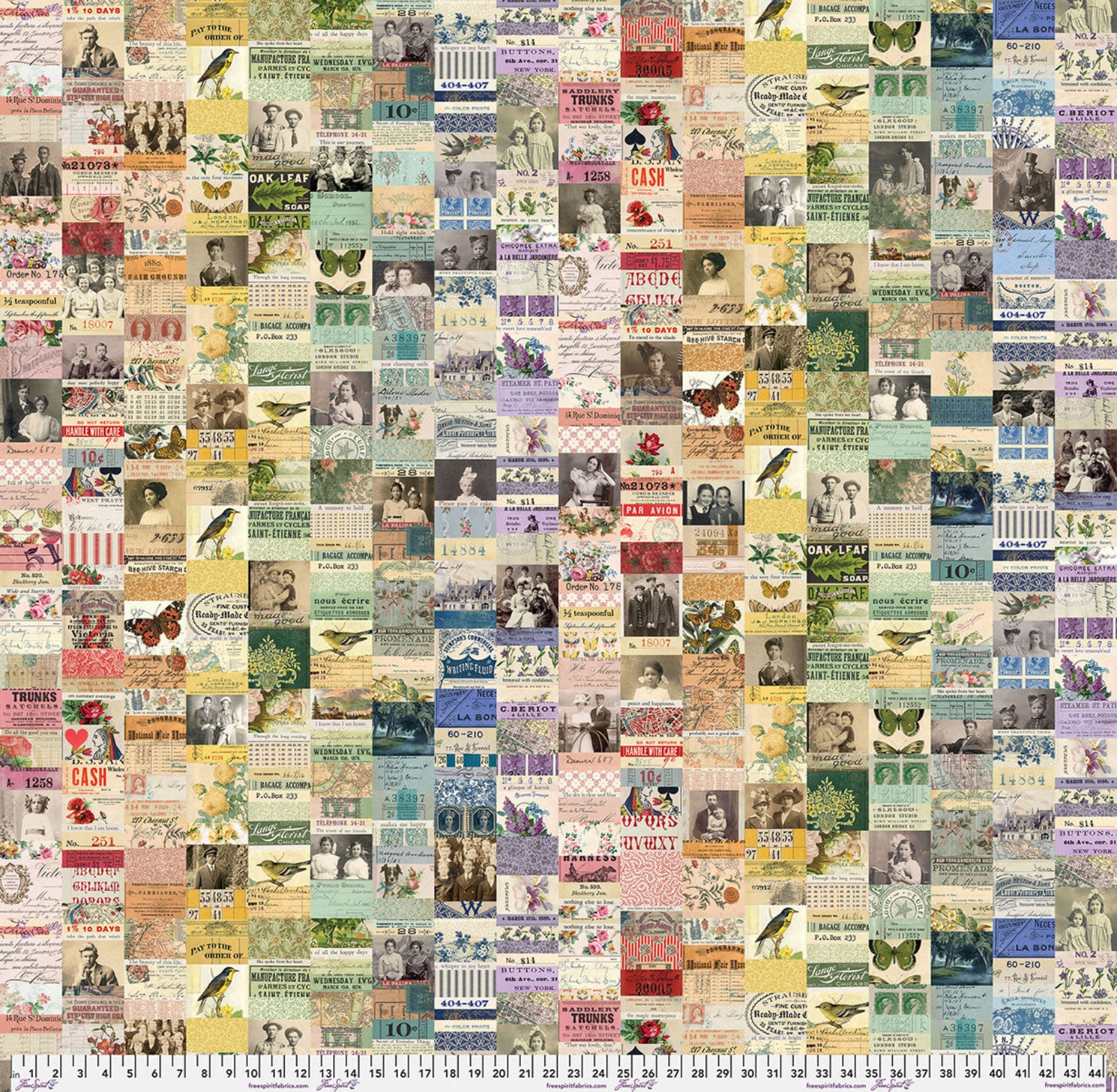 Collage of vintage newspaper clippings with various articles and images.