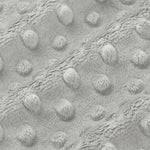 textured polyester fabric in a gray color
