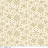 Poinsettias at Christmas - Snowflakes - Cream Foil