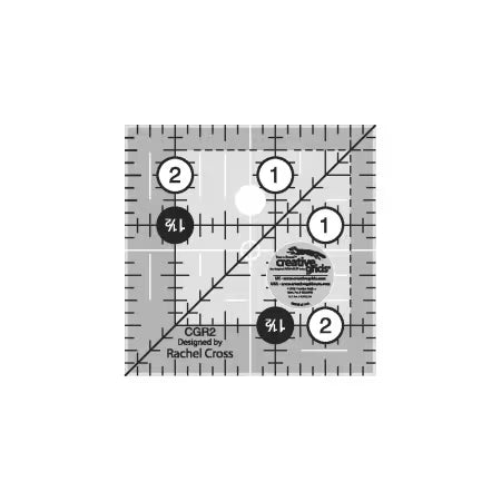 Creative Grids Ruler 2 1/2" Square
