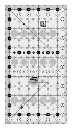 Creative Grids 6 1/2" x 12 1/2" Ruler