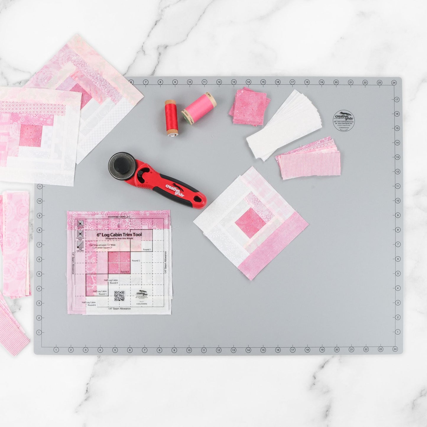 Creative Grids Cutting Mat 18"X24" Grid-free mat