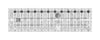 Creative Grids Quick Trim Ruler - 3 1/2" x 12 1/2" rectangle