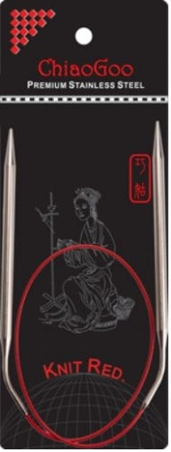 CG Knit Red - 24" Circular Needles - #10.5